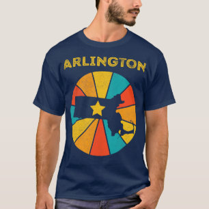 Arlington Massachusetts Vintag Distressed Souveni T-Shirt