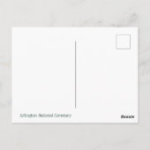 Arlington National Cemetary Postkarte (Rückseite)