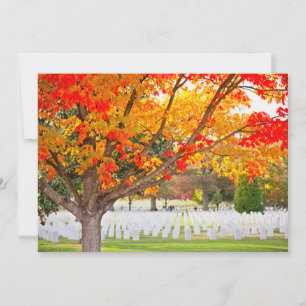 Arlington National Cemetery in Autumn Einladung