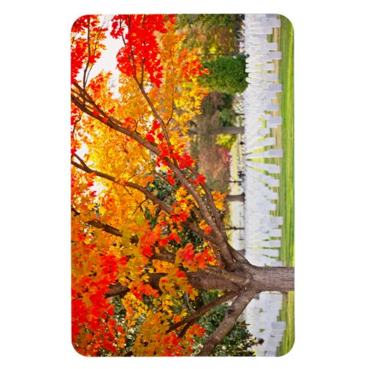 Arlington National Cemetery in Autumn Magnet (Vertikal)