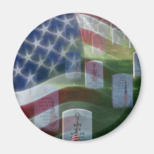 Arlington National Friedhof, American Flag Magnet (Vorne)