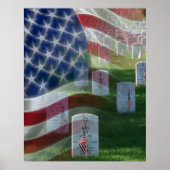 Arlington National Friedhof, American Flag Poster (Vorne)