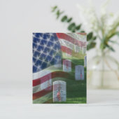 Arlington National Friedhof, American Flag Postkarte (Stehend Vorderseite)