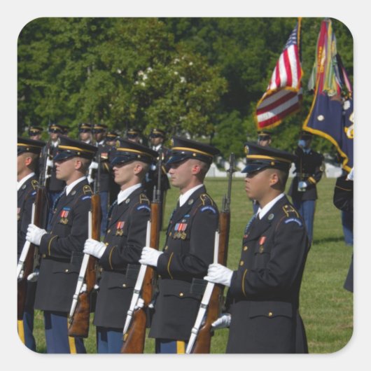 Arlington National Friedhof, Arlington Quadratischer Aufkleber (Vorderseite)