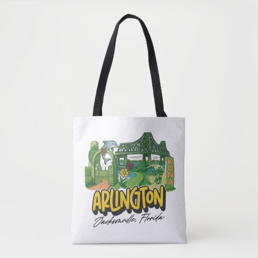 Arlington Neighborhood Tote Bag Tasche (Vorderseite)