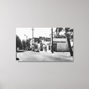 Arlington, Oregon Main Street View Foto Leinwanddruck