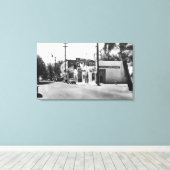 Arlington, Oregon Main Street View Foto Leinwanddruck (Insitu (Holzboden))