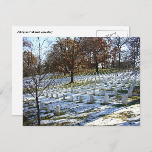 Arlington Postkarte (Vorne/Hinten)