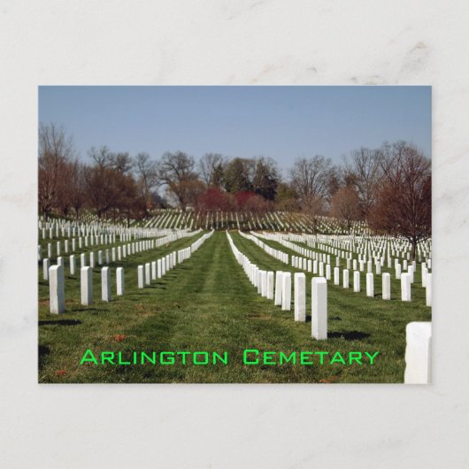 Arlington Postkarte (Vorderseite)