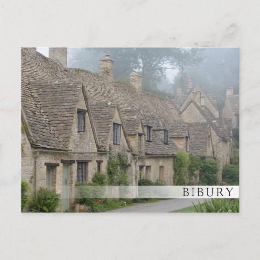 Arlington Row, Bibury in den Cotswolds Postkarte (Vorderseite)