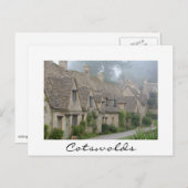 Arlington Row, Bibury-weiße Postkarte (Vorne/Hinten)