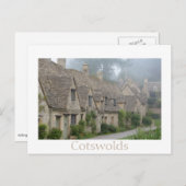 Arlington Row Häuser, Bibury in Cotwolds Postkarte (Vorne/Hinten)