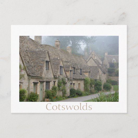 Arlington Row Häuser, Bibury in Cotwolds Postkarte (Vorderseite)