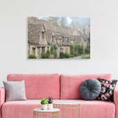 Arlington Row, Leinwand von Bibury (Insitu (Wohnzimmer))