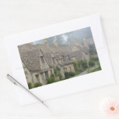 Arlington Row, rechteckiger Aufkleber in Bibury (Umschlag)