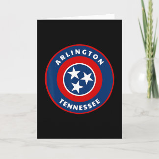 Arlington Tennessee Tn Flagge Dge Rund Souvenir Karte