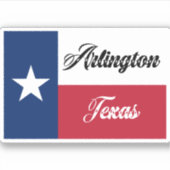 Arlington Texas Aufkleber (Vorderseite)