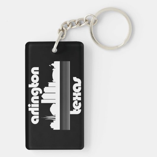 Arlington, Texas Schlüsselanhänger (Rückseite)