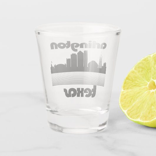 Arlington, Texas Schnapsglas (Rückseite)