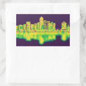 Arlington Texas Skyline Rechteckiger Aufkleber (Tasche)