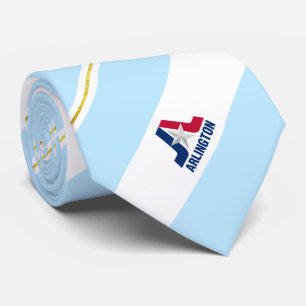 Arlington (Texas) Stadtflagge Neck Tie Krawatte