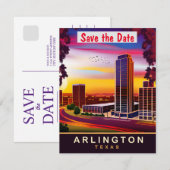Arlington, Texas, Travel Postcard, Save The Date (Vorne/Hinten)