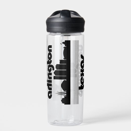 Arlington, Texas Trinkflasche (Vorderseite)