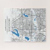 Arlington Texas USA City Travel City Map Puzzle (Horizontal)