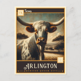 Arlington, Texas | VINTAG Postkarte