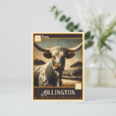 Arlington, Texas | VINTAG Postkarte (Stehend Vorderseite)