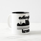 Arlington, Texas Zweifarbige Tasse (Vorderseite Links)