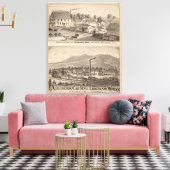 Arlington Vermont Leinwanddruck (Insitu (Wohnzimmer))