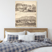 Arlington Vermont Leinwanddruck (Insitu (Schlafzimmer))