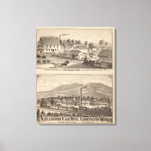 Arlington Vermont Leinwanddruck (Vorderseite)