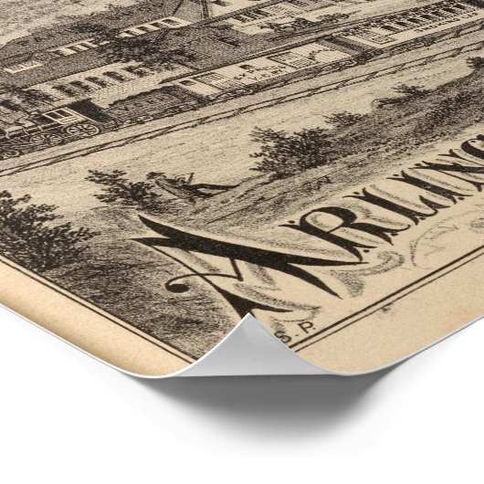 Arlington Vermont Poster (Ecke)