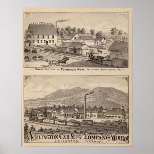 Arlington Vermont Poster (Vorne)