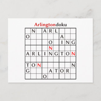 Arlingtondoku Postkarte