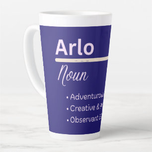 Arlo Boy Personalisierte Namensdefinition Milchtasse