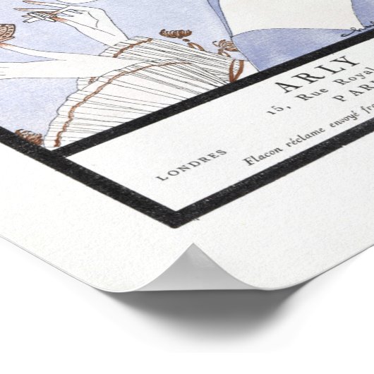 Arly Perfume "La Bohème" Poster (Ecke)