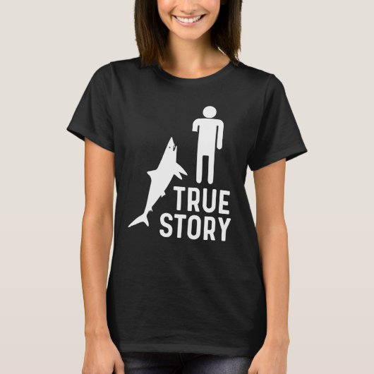 Arm Amputee Funny True Story Spaß Amputated Arms T-Shirt (Vorderseite)