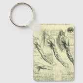 Arm and Shoulder Anatomy by Leonardo da Vinci Schlüsselanhänger (Vorderseite)