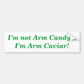 Arm Caviar Quote Funny Autoaufkleber (Vorne)