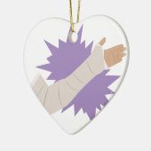 Arm-Form Keramik Ornament (Links)