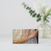 Arm Massage Foto Terminkarte (Stehend Vorderseite)