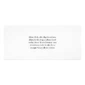 Arm Massage Foto Werbekarte (Hinten)