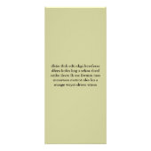 Arm-Massage-Foto Werbekarte (Hinten)