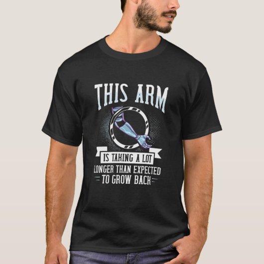 Arm Prothetische Arm Amputationsampution 7 T-Shirt (Vorderseite)