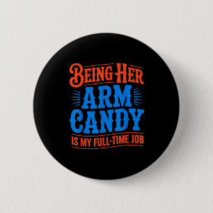 Arm-Schmuck Vollzeitjob Verlobung Verlobter Paar Button