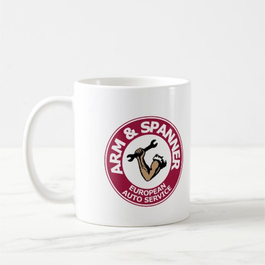 Arm-u. Schlüssel-grundlegende Tasse - 11 Unze (Links)