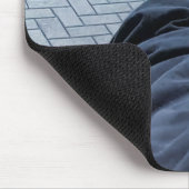 Arm und Hand eines Fahrrads Mousepad (Ecke)